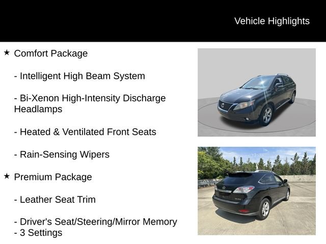 Used 2012 Lexus RX 350 AWD w/ Premium Pkg image 7