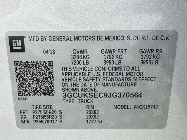 Used 2018 Chevrolet Silverado 1500 LTZ w/ Texas Edition AWD/4WD image 34