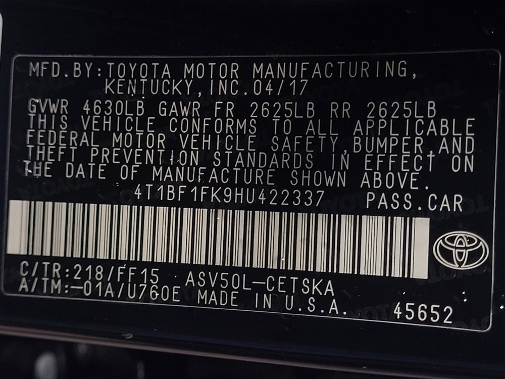 Used 2017 Toyota Camry SE image 33