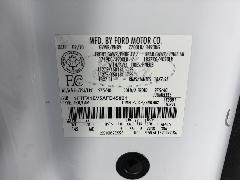 Used 2010 Ford F150 XLT AWD/4WD image 9