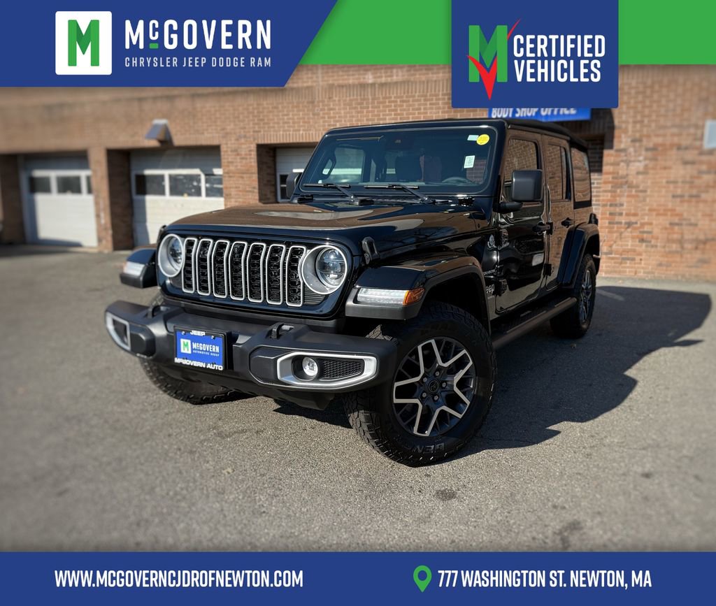 Used 2024 Jeep Wrangler Unlimited Sahara w/ Technology Group