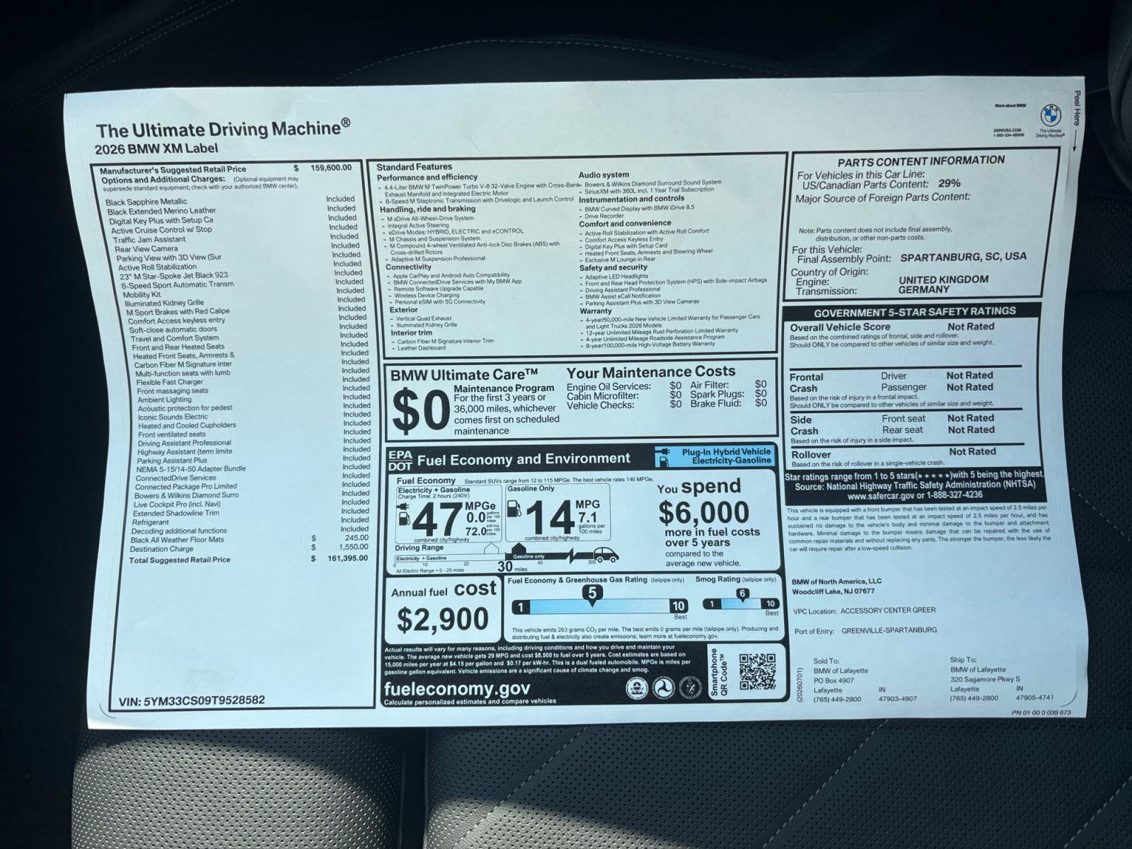 New 2026 BMW XM Label Red AWD/4WD image 30