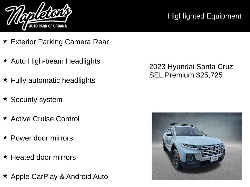 Used 2023 Hyundai Santa Cruz SEL Premium AWD/4WD image 6
