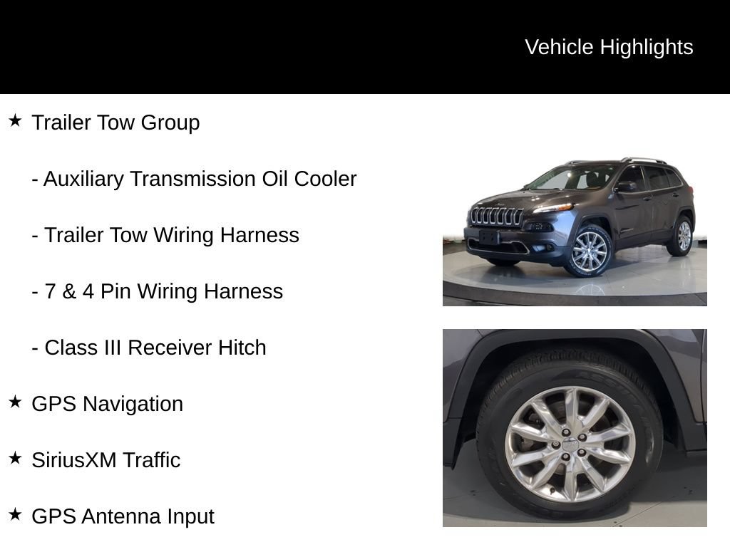 Used 2016 Jeep Cherokee Limited w/ Luxury Group AWD/4WD image 13