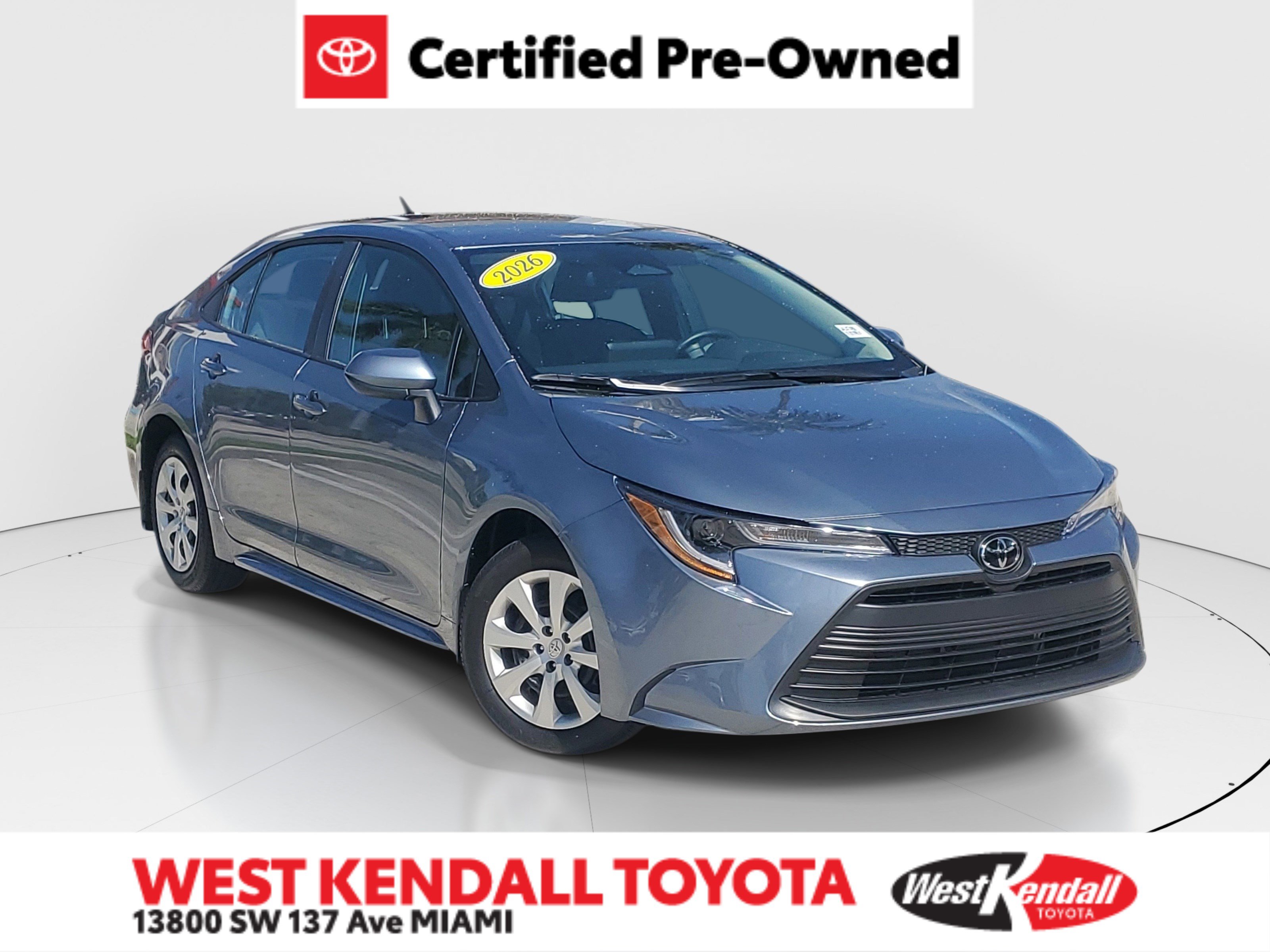 Certified 2026 Toyota Corolla LE FWD image 1