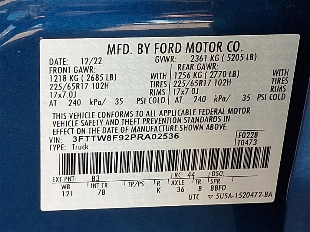 Used 2023 Ford Maverick XLT w/ Equipment Group 300A Standard image 25