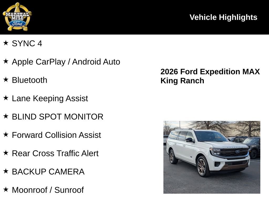 New 2026 Ford Expedition Max King Ranch AWD/4WD image 2