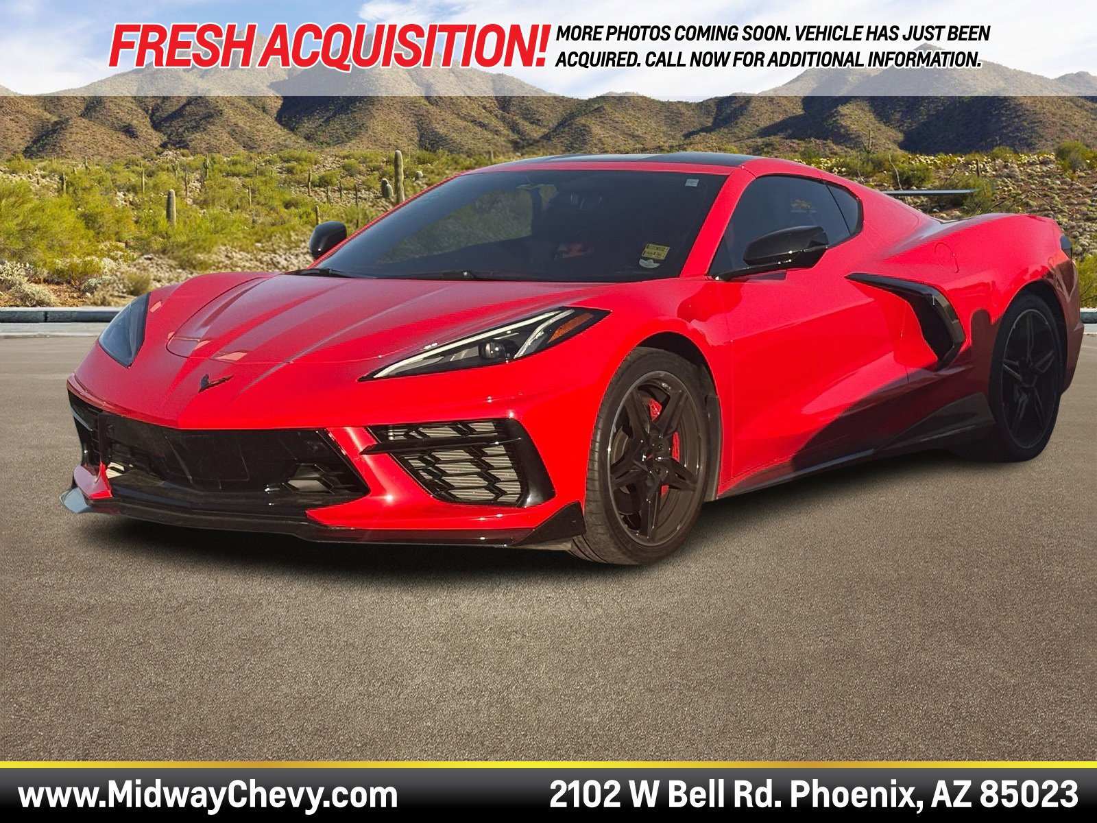 Used 2020 Chevrolet Corvette Stingray Premium Cpe w/ 3LT Preferred Equipment Group image 1