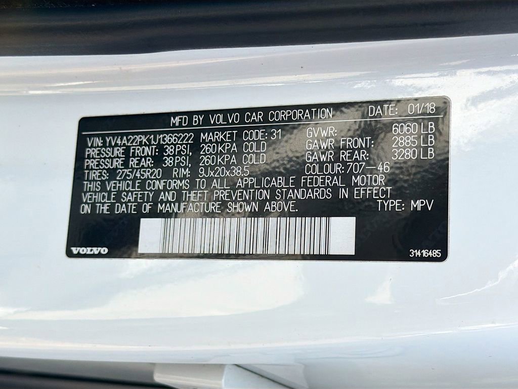 Used 2018 Volvo XC90 T6 Momentum w/ Convenience Package image 45