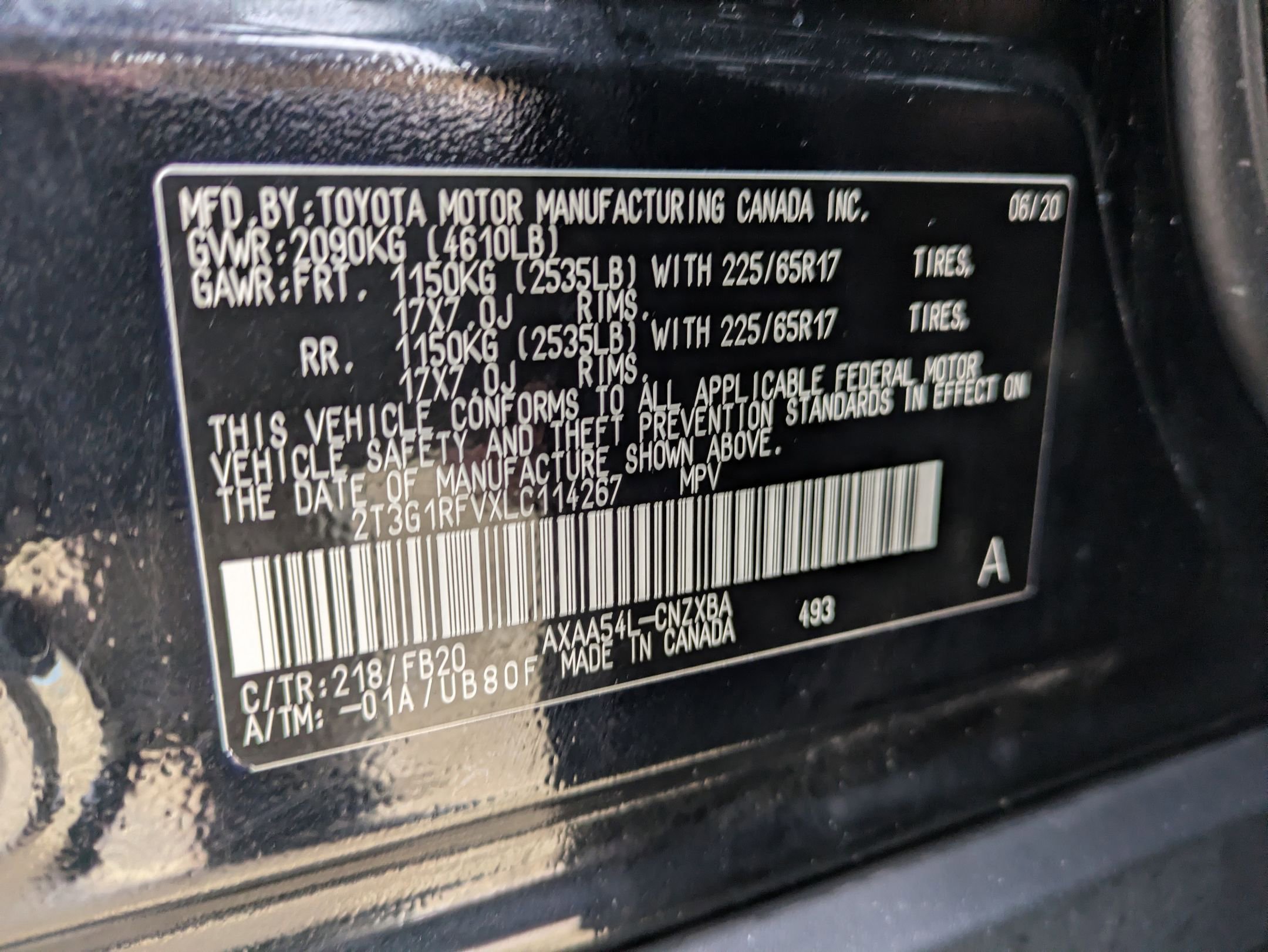 Used 2020 Toyota RAV4 LE w/ All Weather Liner Package image 31