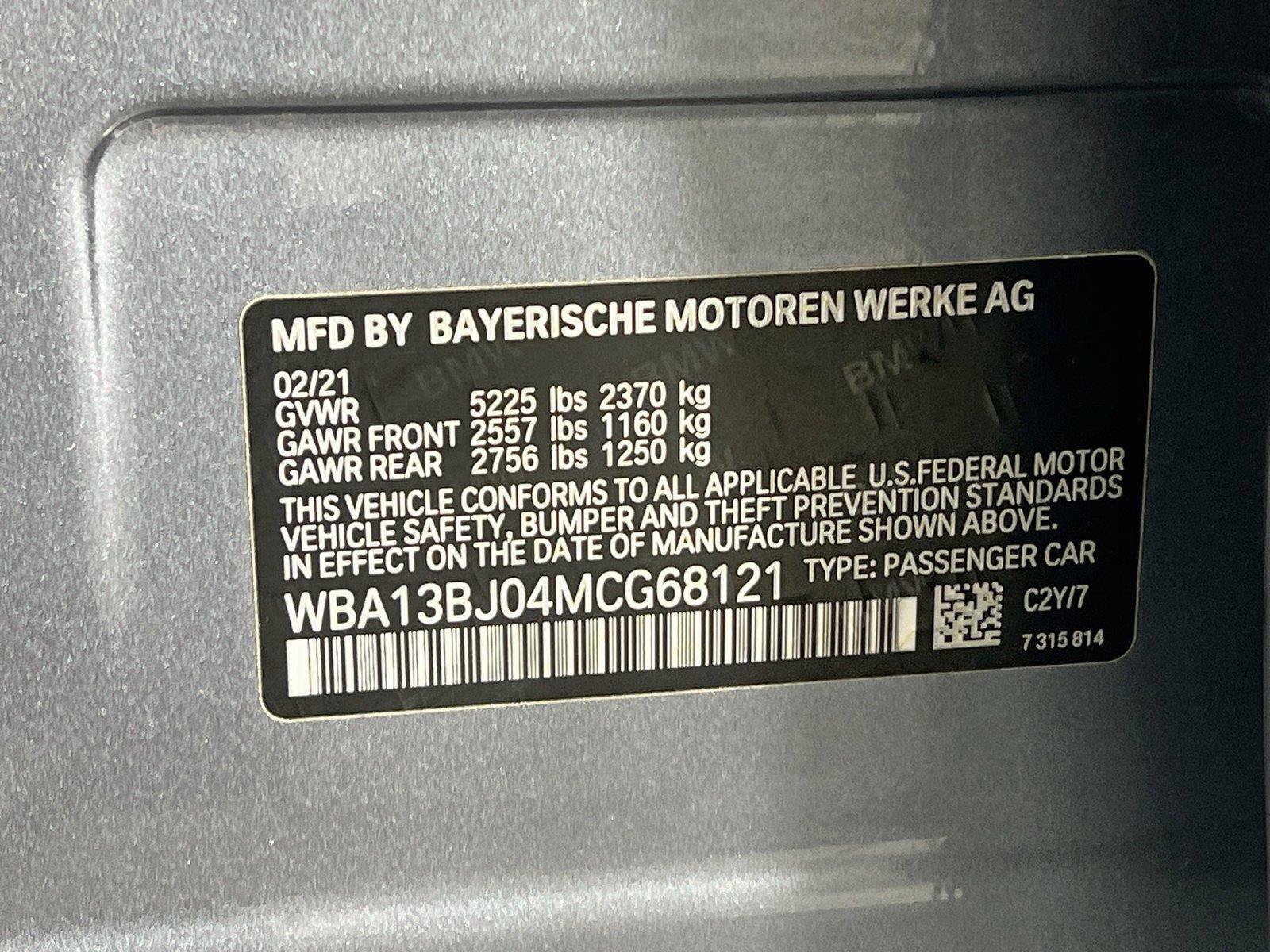 Used 2021 BMW 530i xDrive w/ Premium Package AWD/4WD image 35
