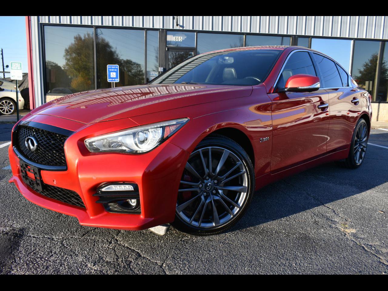 Used 2017 INFINITI Q50 Red Sport 400