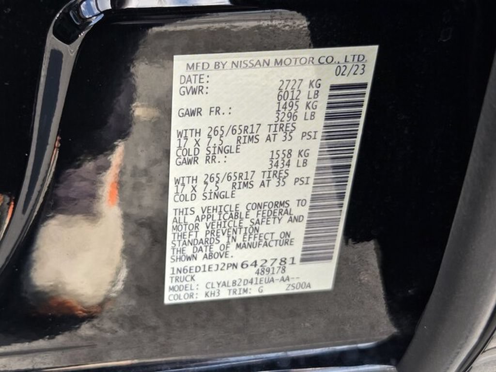Used 2023 Nissan Frontier SV w/ Technology Package RWD image 32