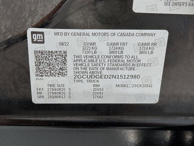 Certified 2022 Chevrolet Silverado 1500 LTZ w/ LTZ Convenience Package II AWD/4WD image 29