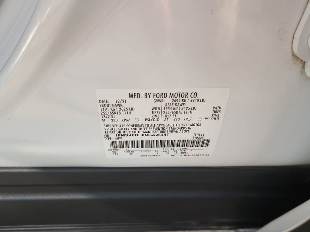 Used 2022 Ford Explorer XLT image 22