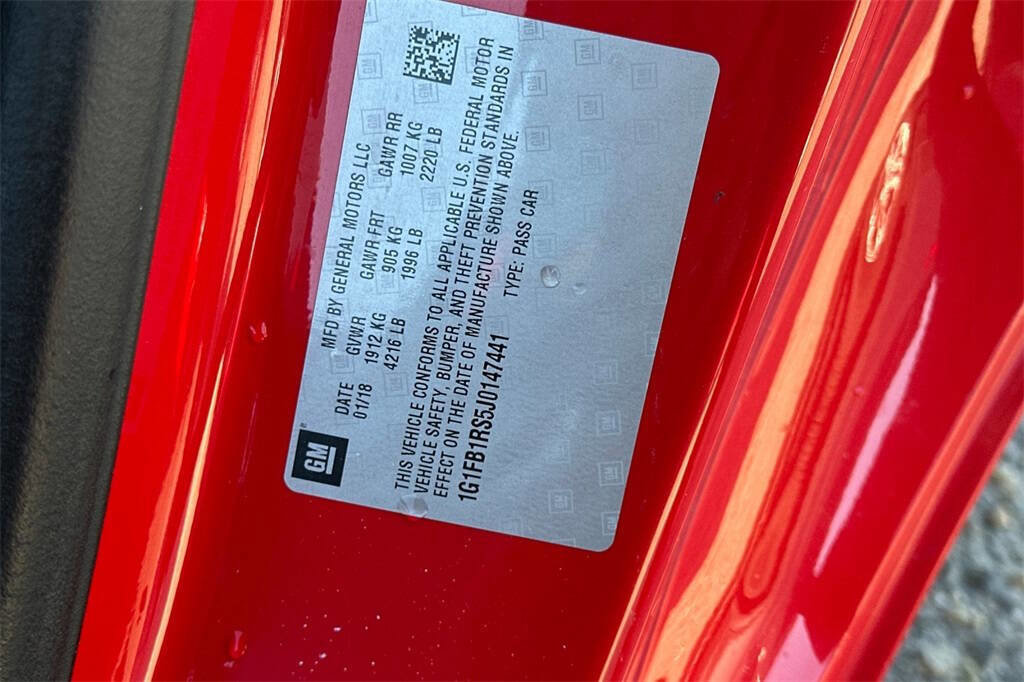 Used 2018 Chevrolet Camaro LT w/ RS Package image 29