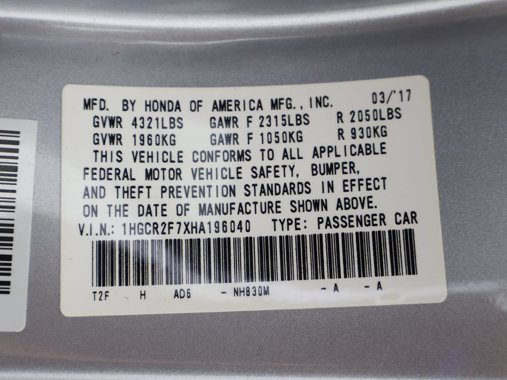 Used 2017 Honda Accord EX image 48