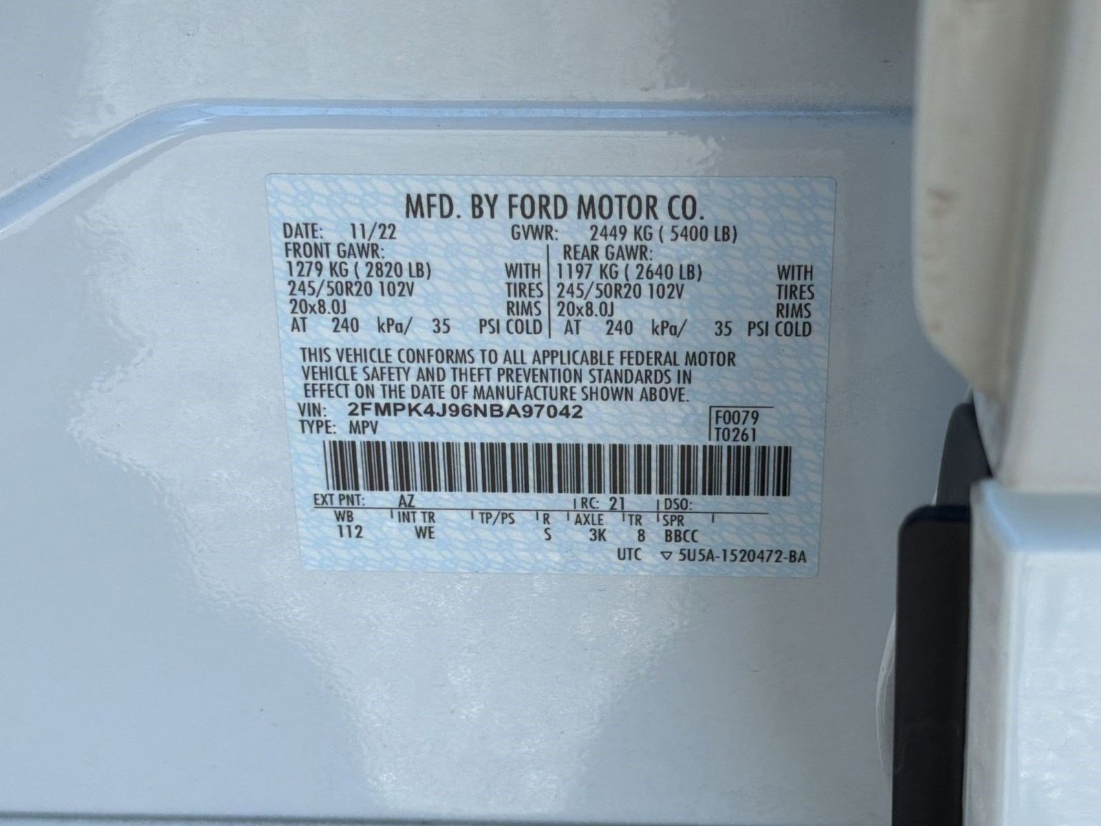 Used 2022 Ford Edge ST-Line AWD/4WD image 21