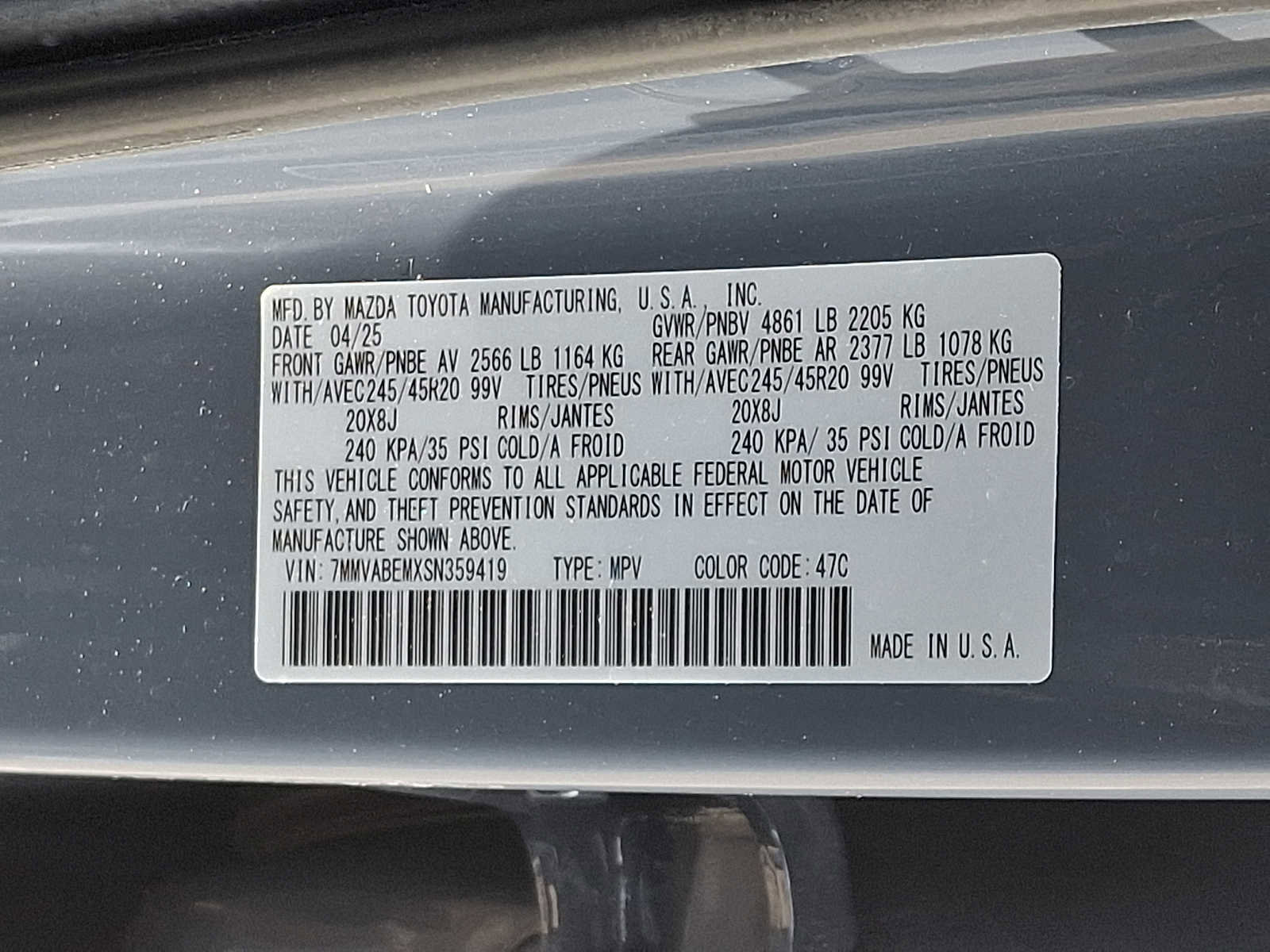 Certified 2025 MAZDA CX-50 AWD 2.5 S w/ Premium Plus Pkg image 28