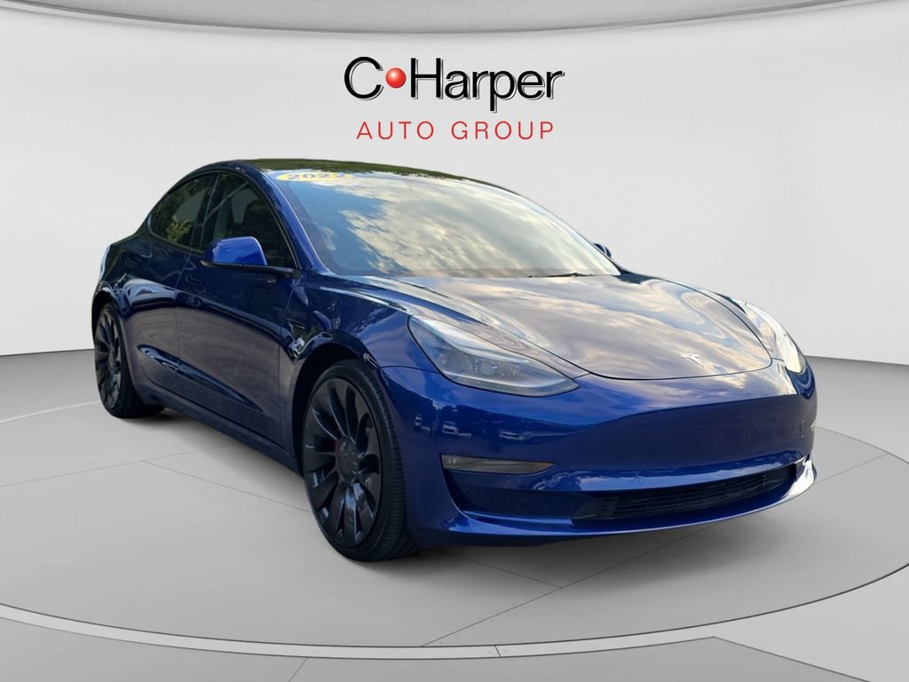 Used 2022 Tesla Model 3 Performance AWD/4WD image 1