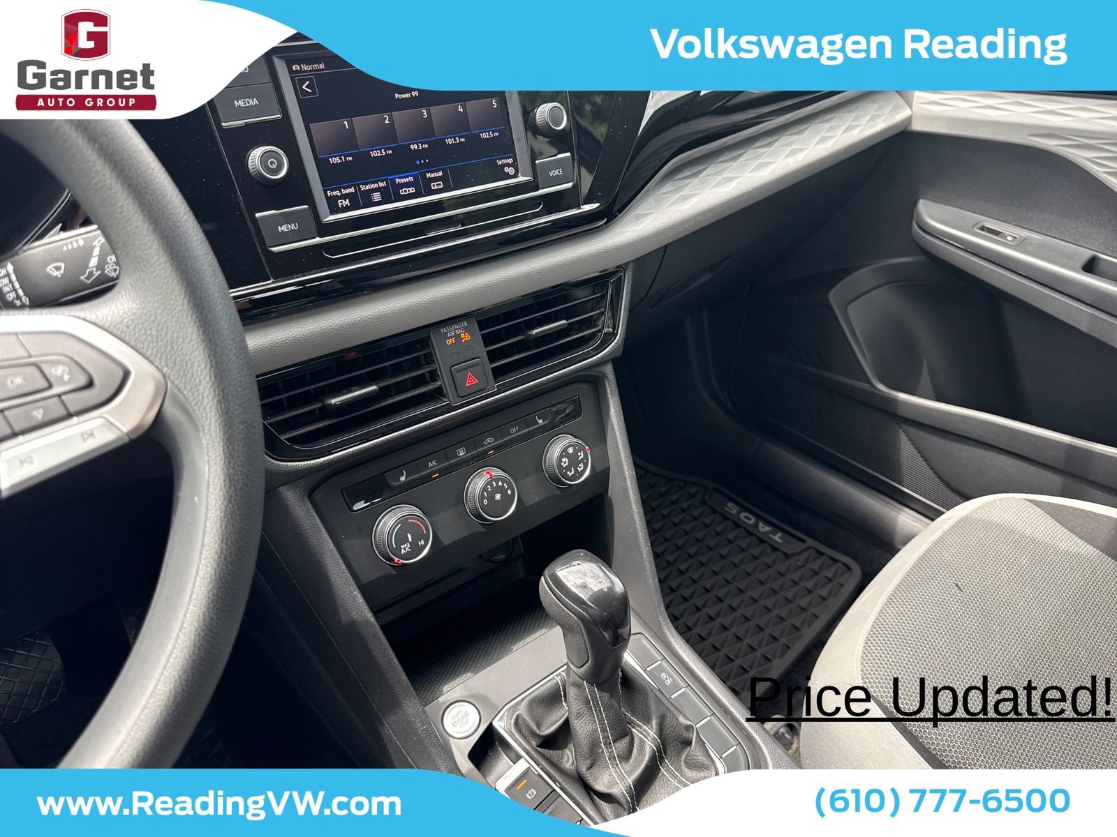Certified 2022 Volkswagen Taos S AWD/4WD image 17