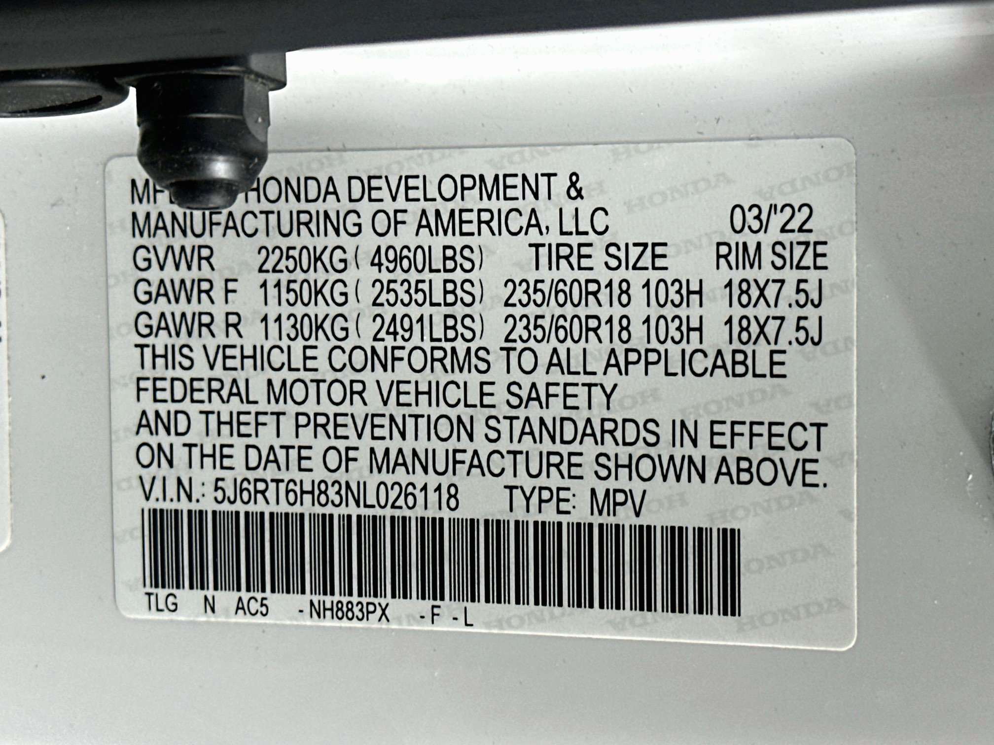 Used 2022 Honda CR-V EX-L image 12