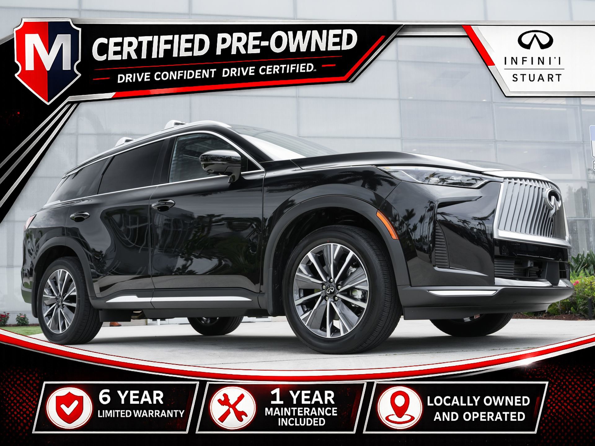 Certified 2026 INFINITI QX60 Luxe w/ Family Package FWD image 1