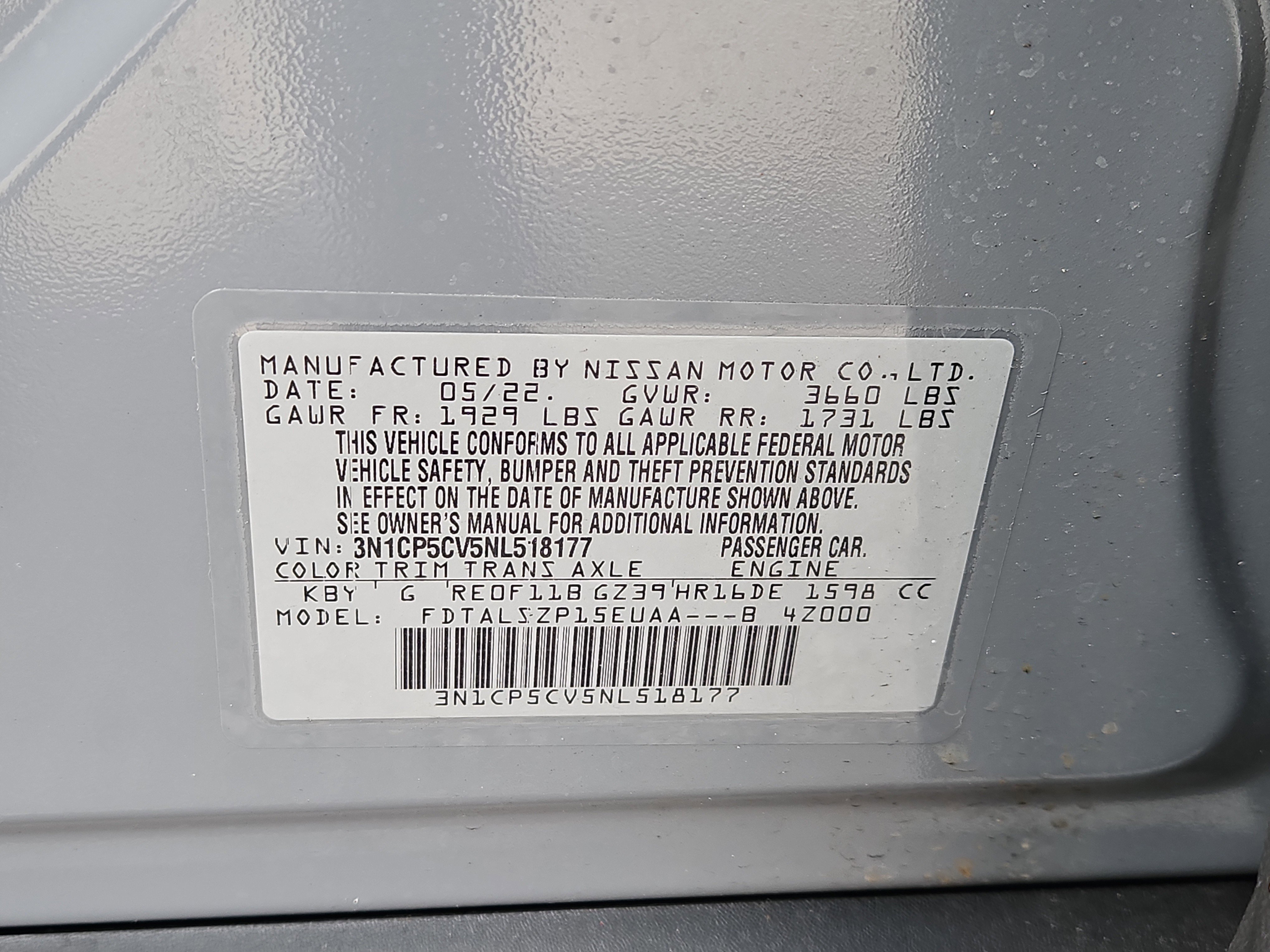 Used 2022 Nissan Kicks SV FWD image 21