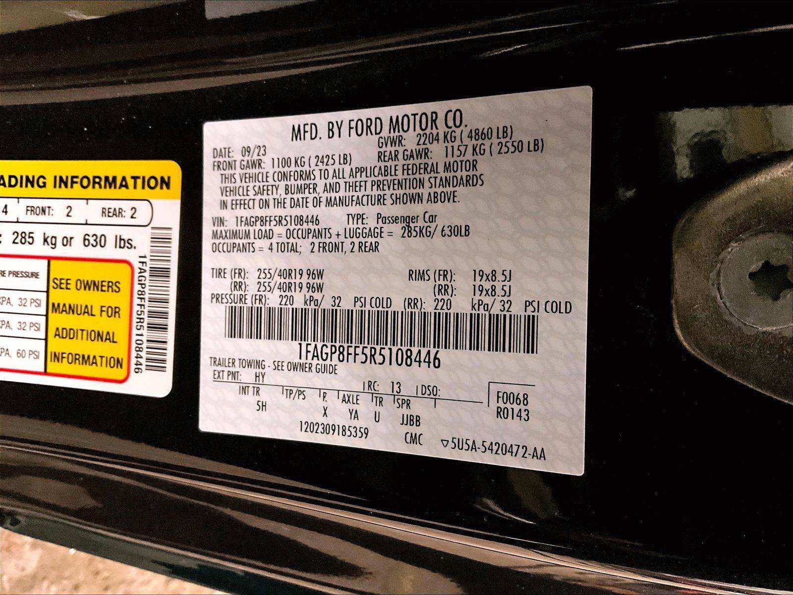 Certified 2024 Ford Mustang GT Premium RWD image 32