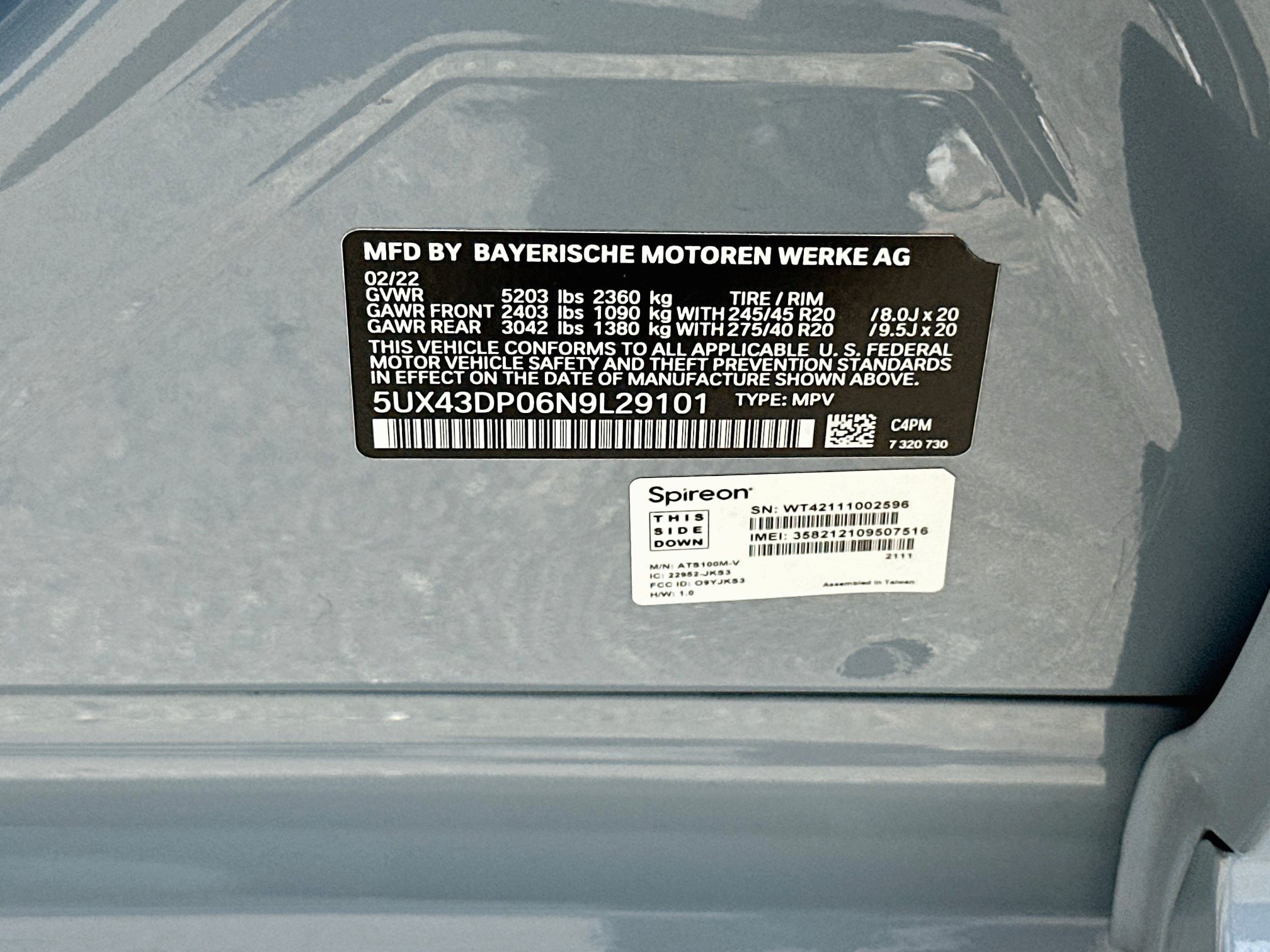 Used 2022 BMW X3 sDrive30i w/ M Sport Package 2 RWD image 33