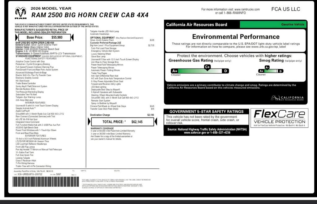 Used 2026 RAM 2500 Big Horn AWD/4WD image 34