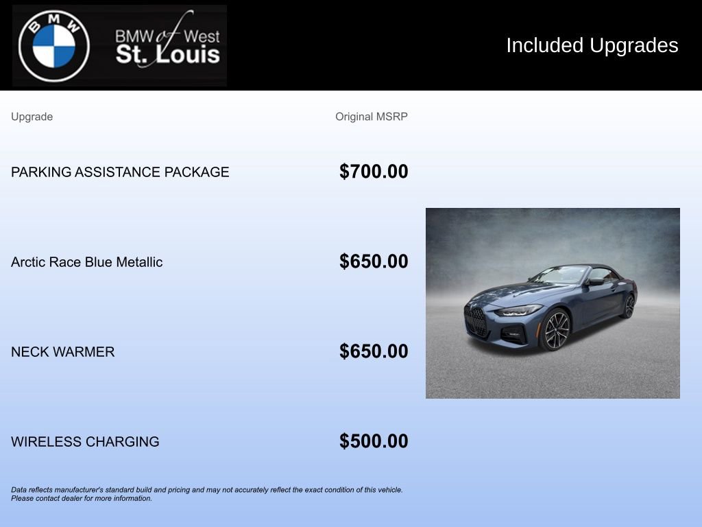 Used 2023 BMW 430i xDrive Convertible w/ M Sport Package image 19