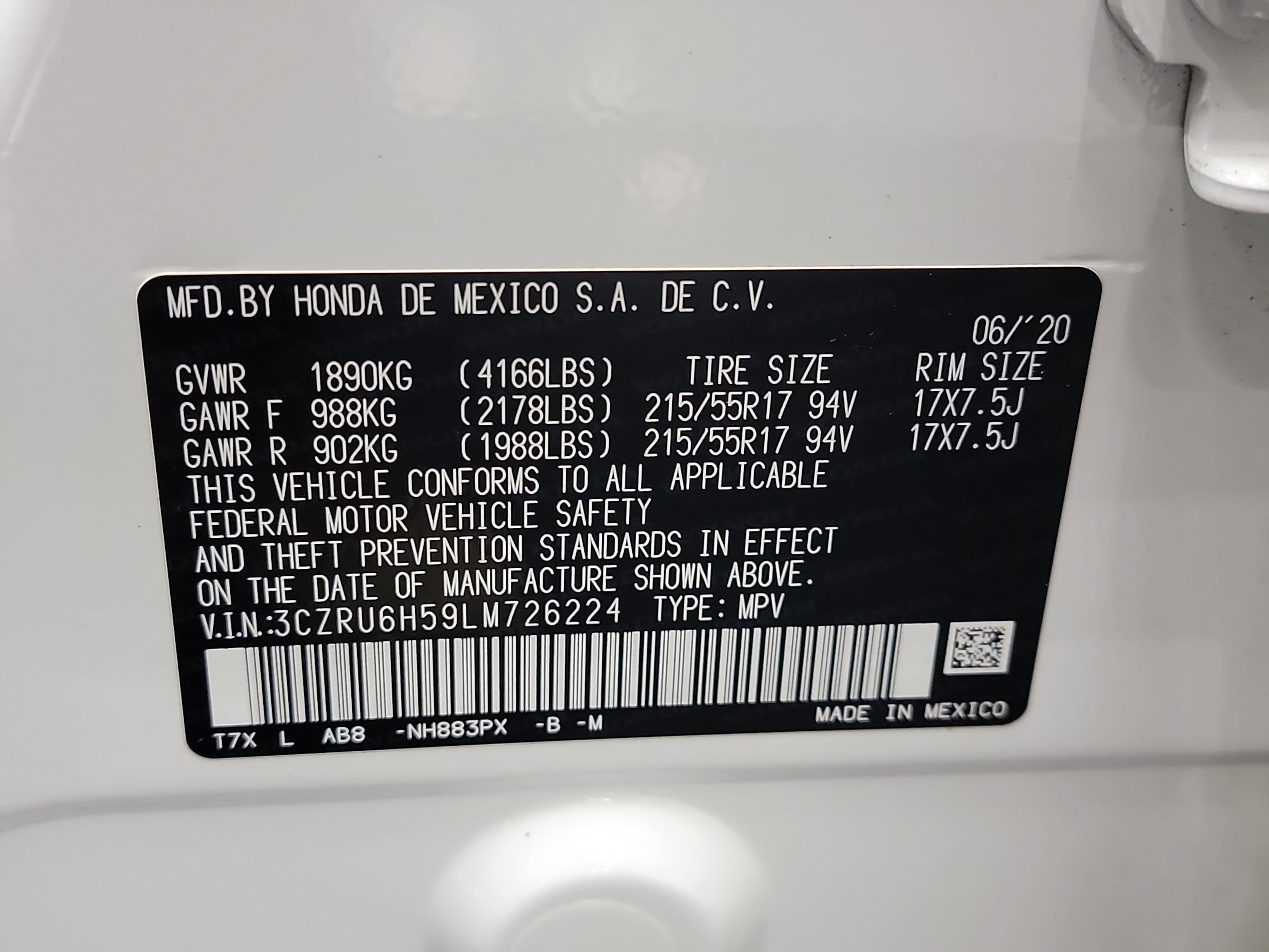 Used 2020 Honda HR-V EX image 33