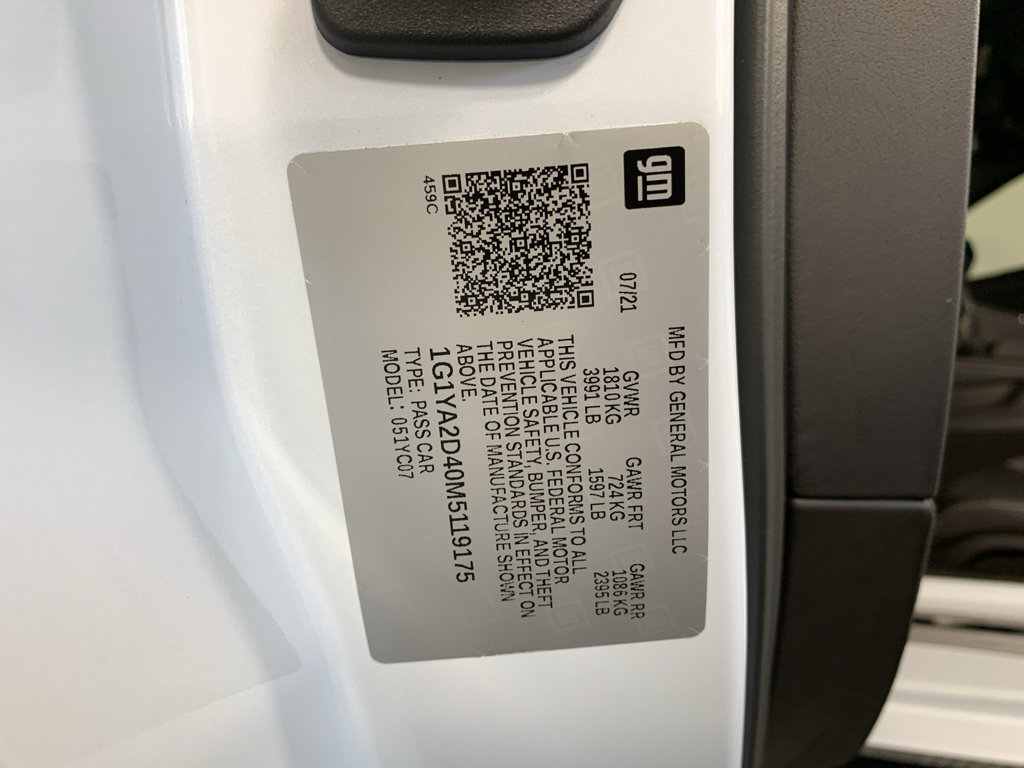 Used 2021 Chevrolet Corvette Stingray Coupe w/ Battery Protection Package image 13