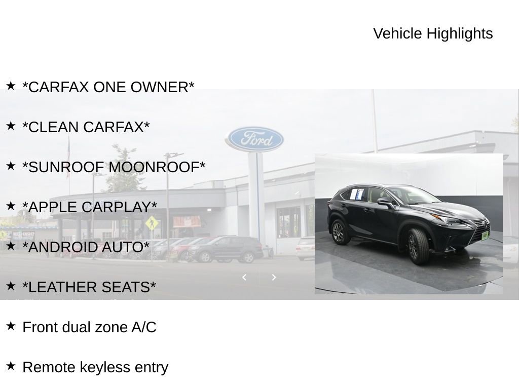 Used 2019 Lexus NX 300 AWD image 19