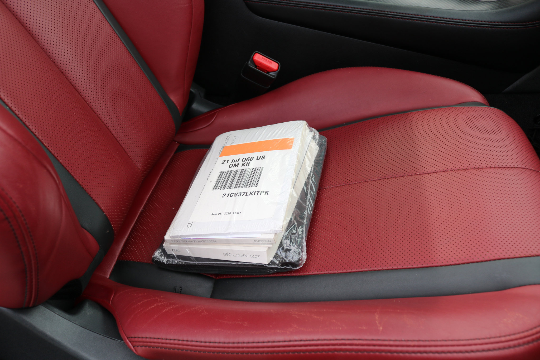 Used 2021 INFINITI Q60 Red Sport 400 w/ Proactive Package image 47