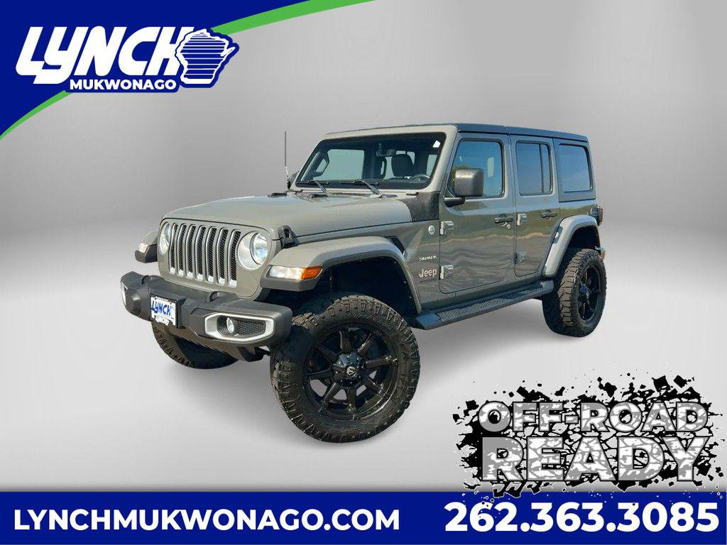 Used 2021 Jeep Wrangler Unlimited Sahara w/ Uconnect 4C Nav & Sound Group