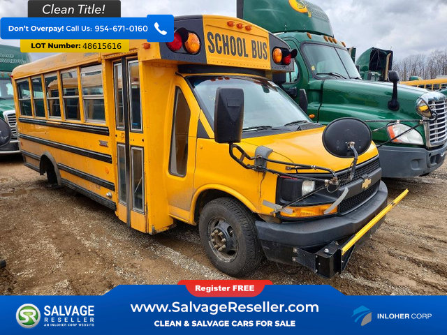 Used 2011 Chevrolet Express 3500 Extended w/ School Bus Package RWD image 5