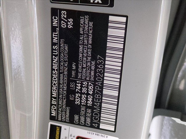 Certified 2023 Mercedes-Benz EQS 580 4MATIC SUV image 24