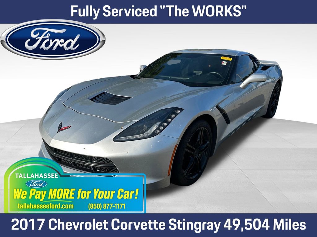Used 2017 Chevrolet Corvette Stingray Coupe w/ Carbon Flash Badge Package