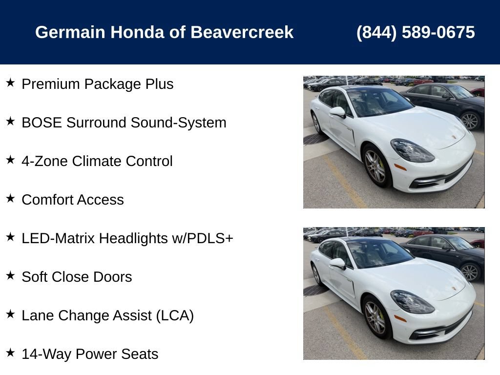 Used 2018 Porsche Panamera 4 Executive AWD/4WD image 2