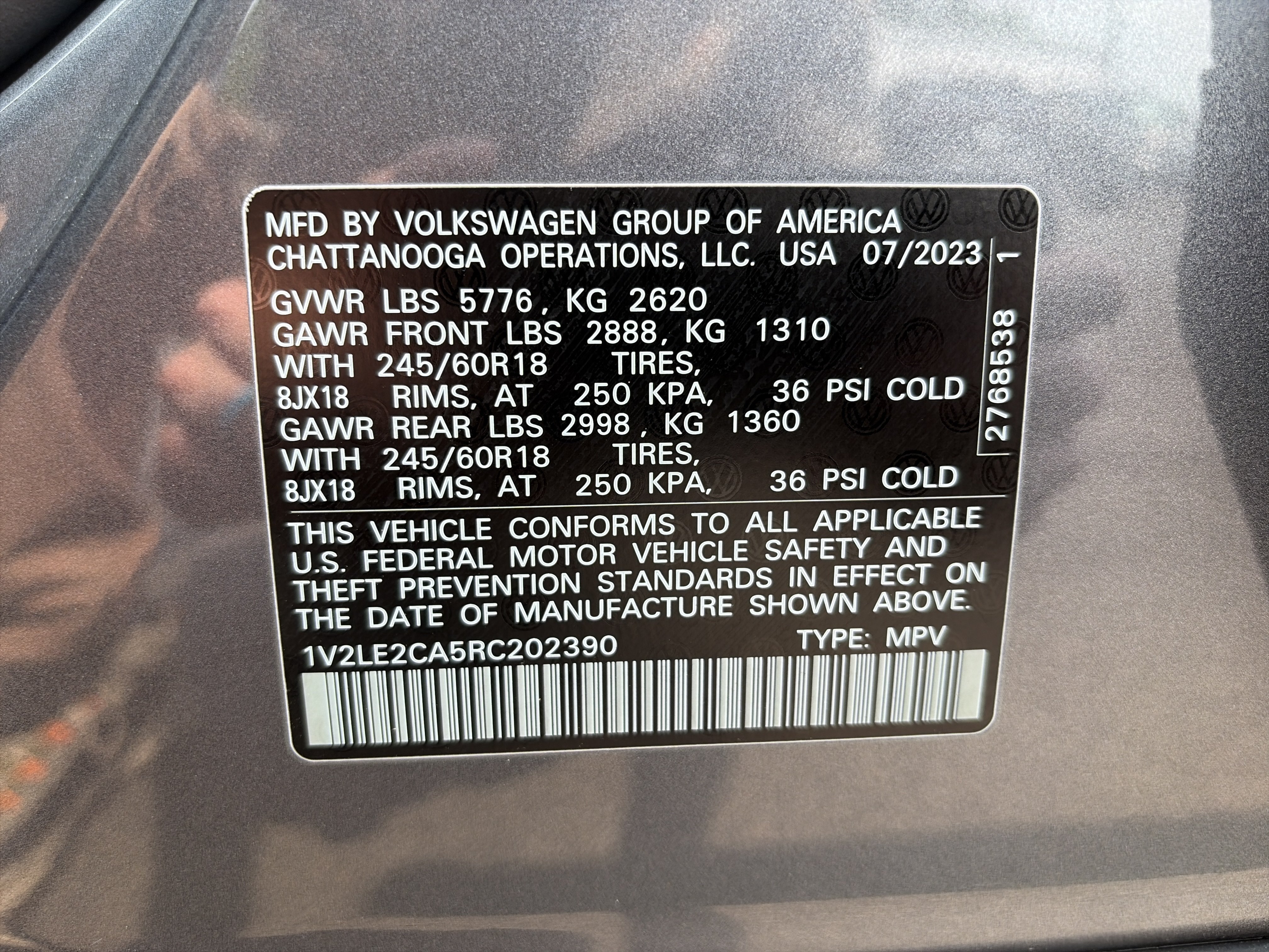 Used 2024 Volkswagen Atlas Cross Sport SE AWD/4WD image 36