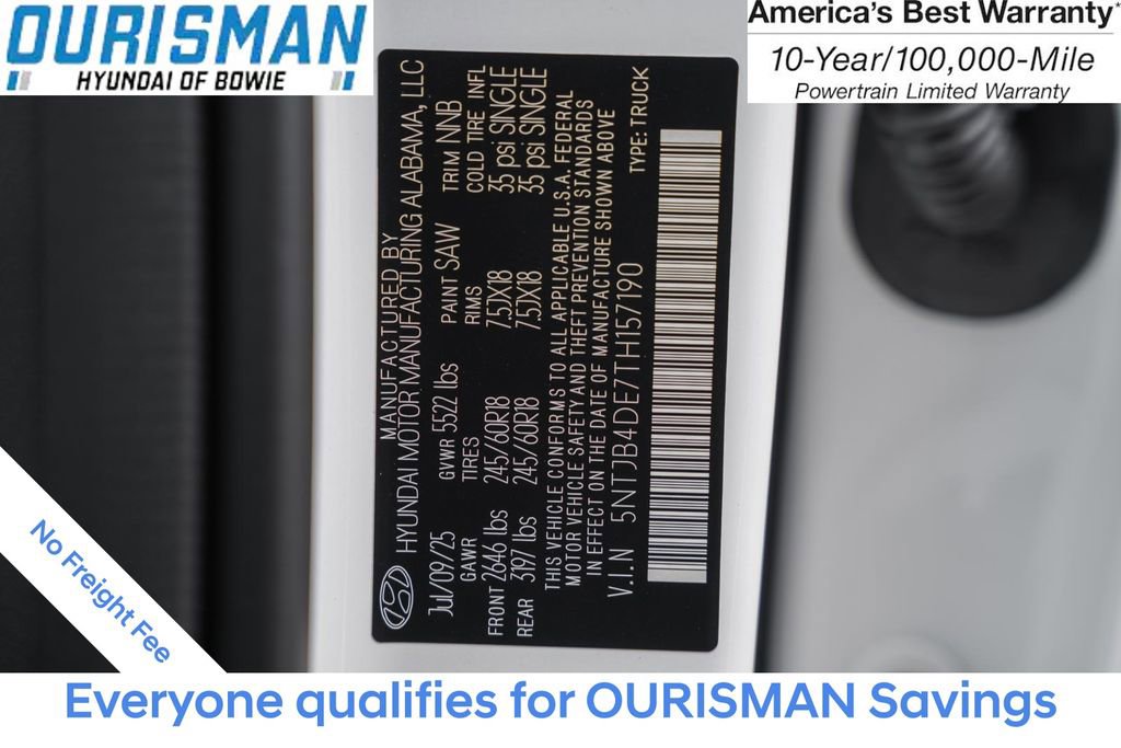 New 2026 Hyundai Santa Cruz SEL image 33