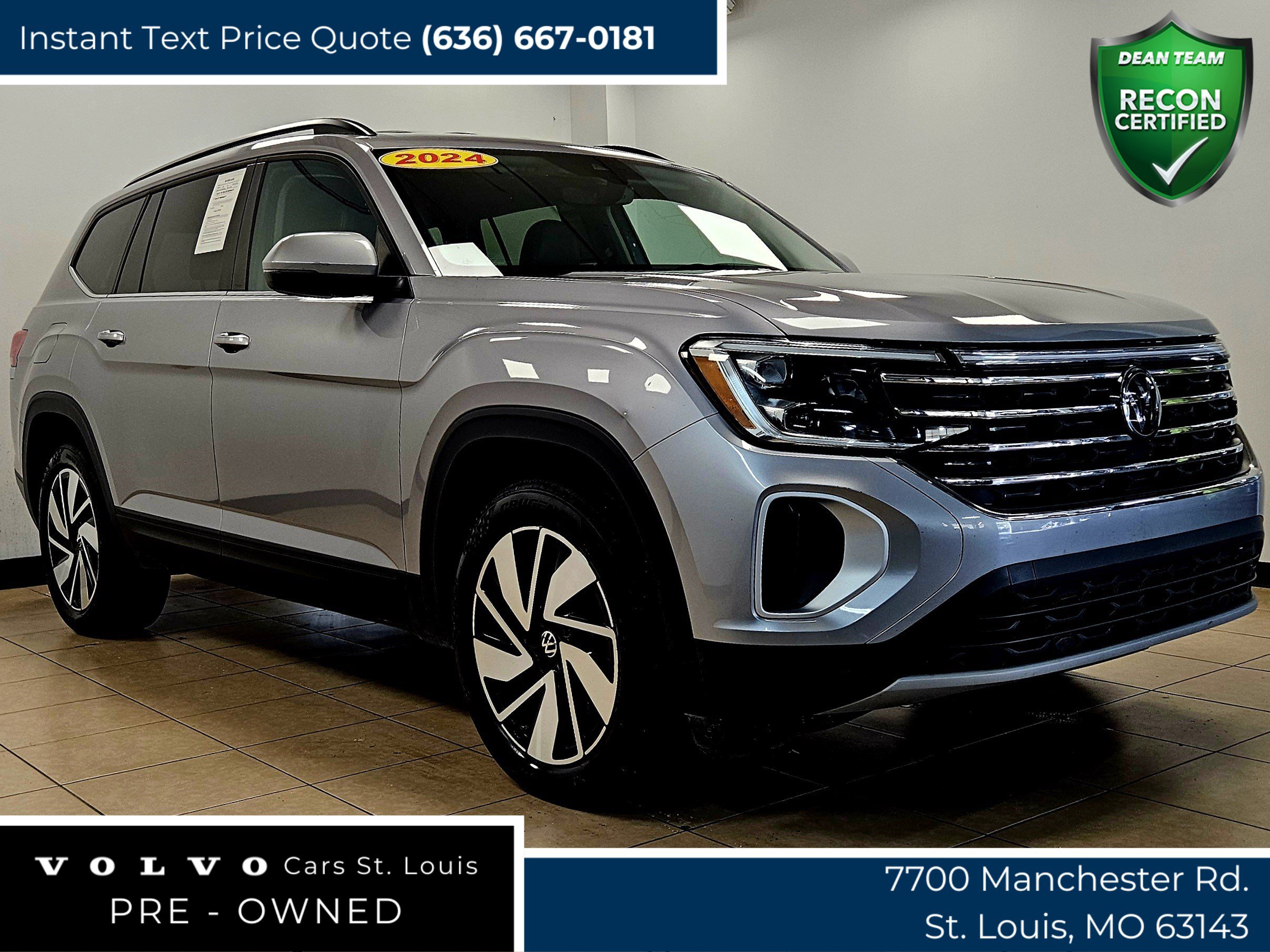 Used 2024 Volkswagen Atlas SE AWD/4WD image 1