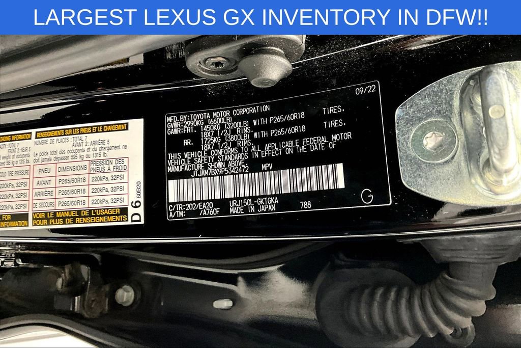 Used 2023 Lexus GX 460 Premium w/ Premium Package image 42
