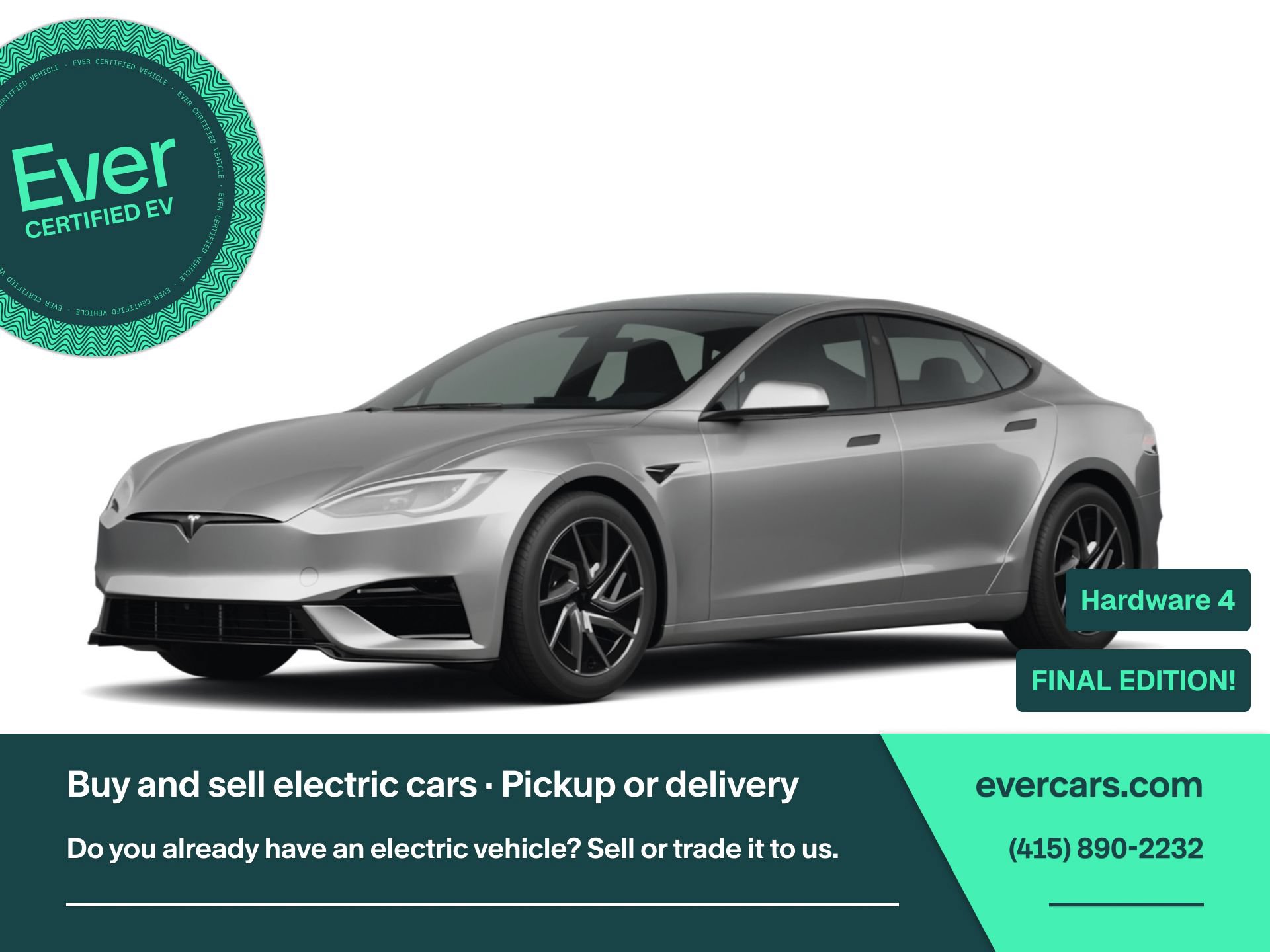 Used 2026 Tesla Model S Plaid AWD/4WD image 1