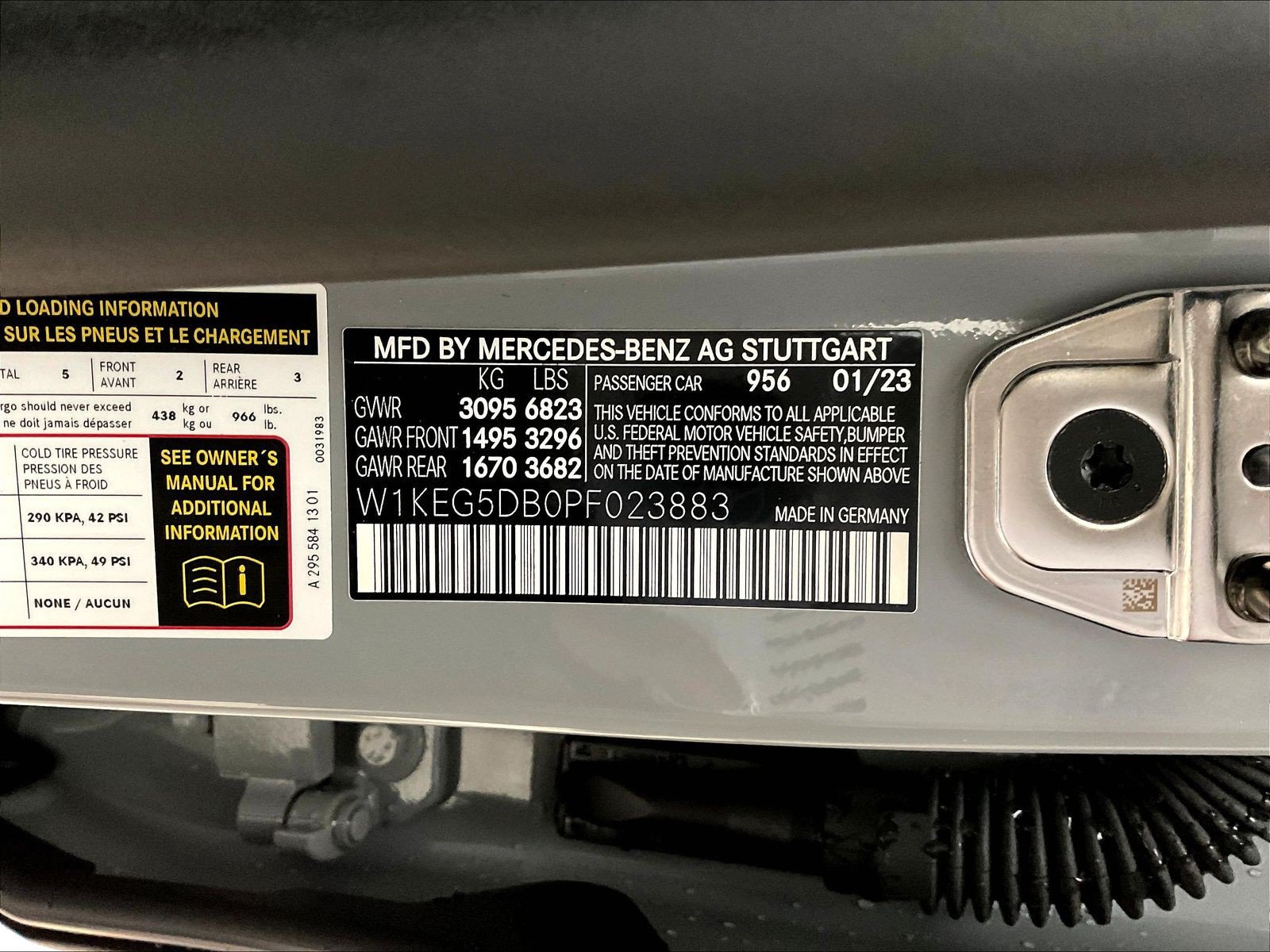 Certified 2023 Mercedes-Benz EQE AMG 4MATIC Sedan image 19