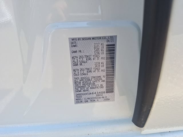 Certified 2025 Nissan Frontier PRO-4X AWD/4WD image 29