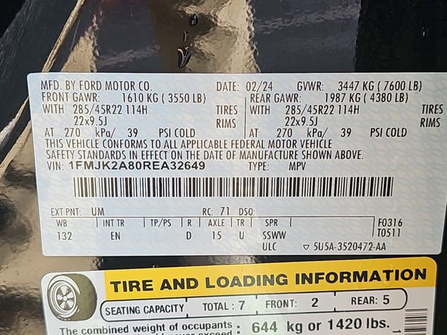 Used 2024 Ford Expedition Max Limited image 39