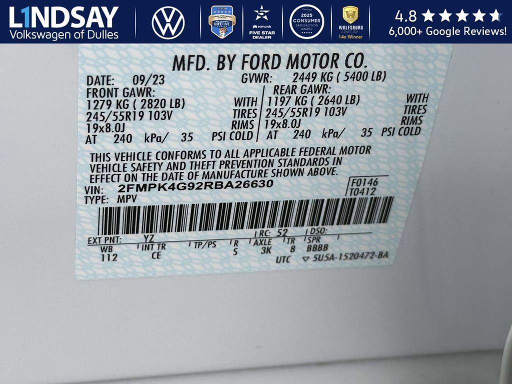 Used 2024 Ford Edge SE w/ Black Appearance Package image 25